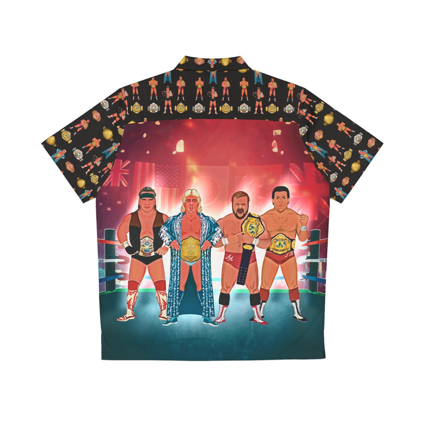 We are The Horsemen! We are the best! Ric Flair and The Four Horsemen all-over 1988 shirt!