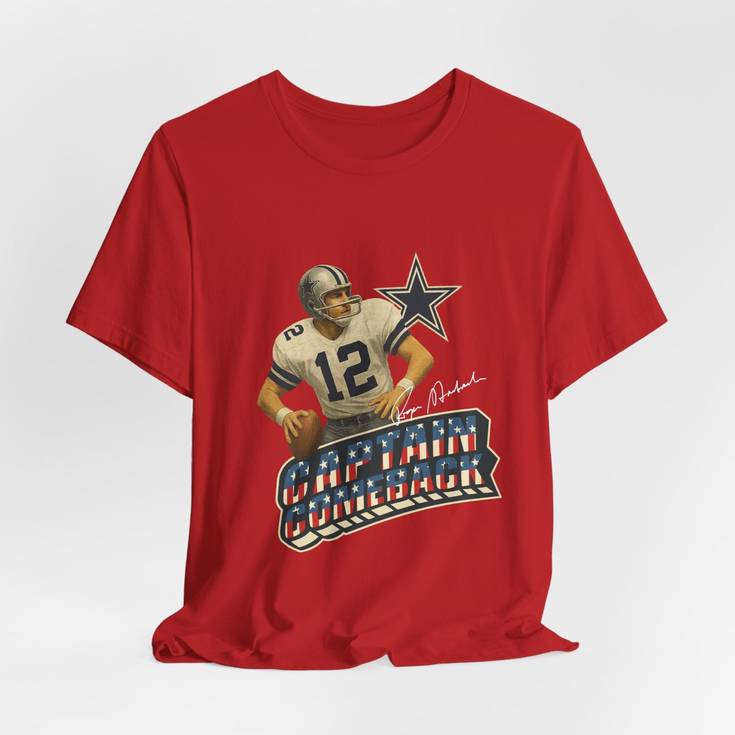 Captain Comeback Football Tee — Vintage Quarterback Graphic T-Shirt