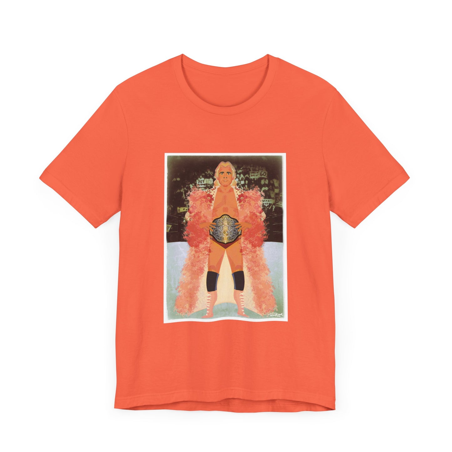 The Nature Boy and his Big Gold Belt! WOOOO!