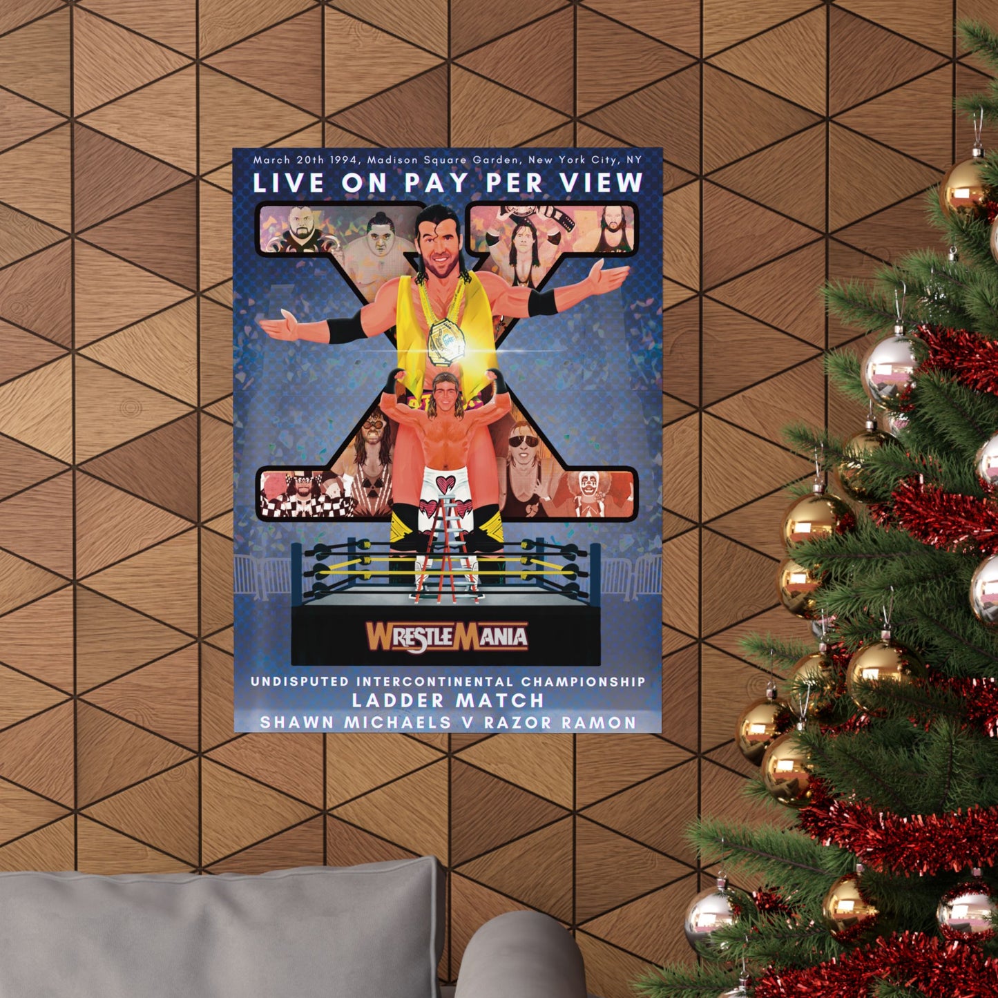 A decade in the making! Rare WWF Wrestlemania X artwork!