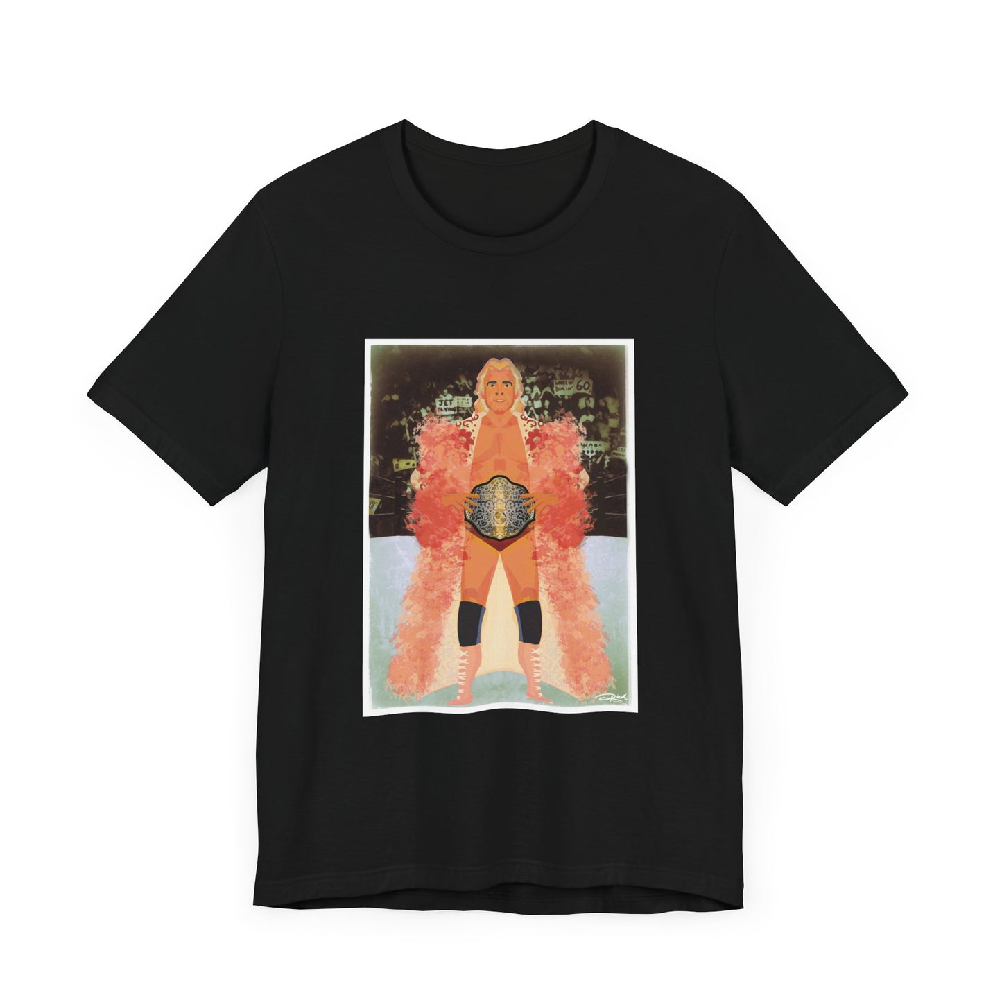 The Nature Boy and his Big Gold Belt! WOOOO!