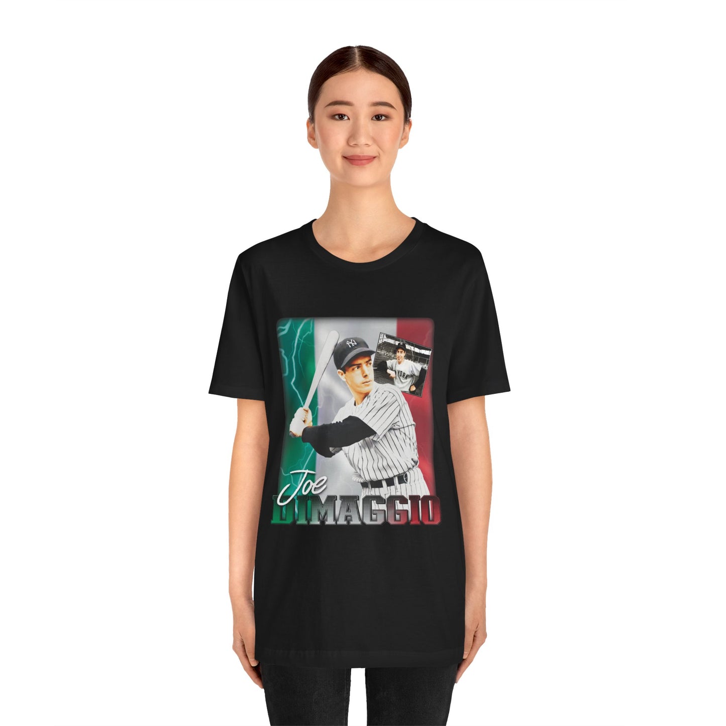 Joe Dimaggio! Joltin' Joe" - The Yankee Clipper! Rare New York Yankees Shirt!