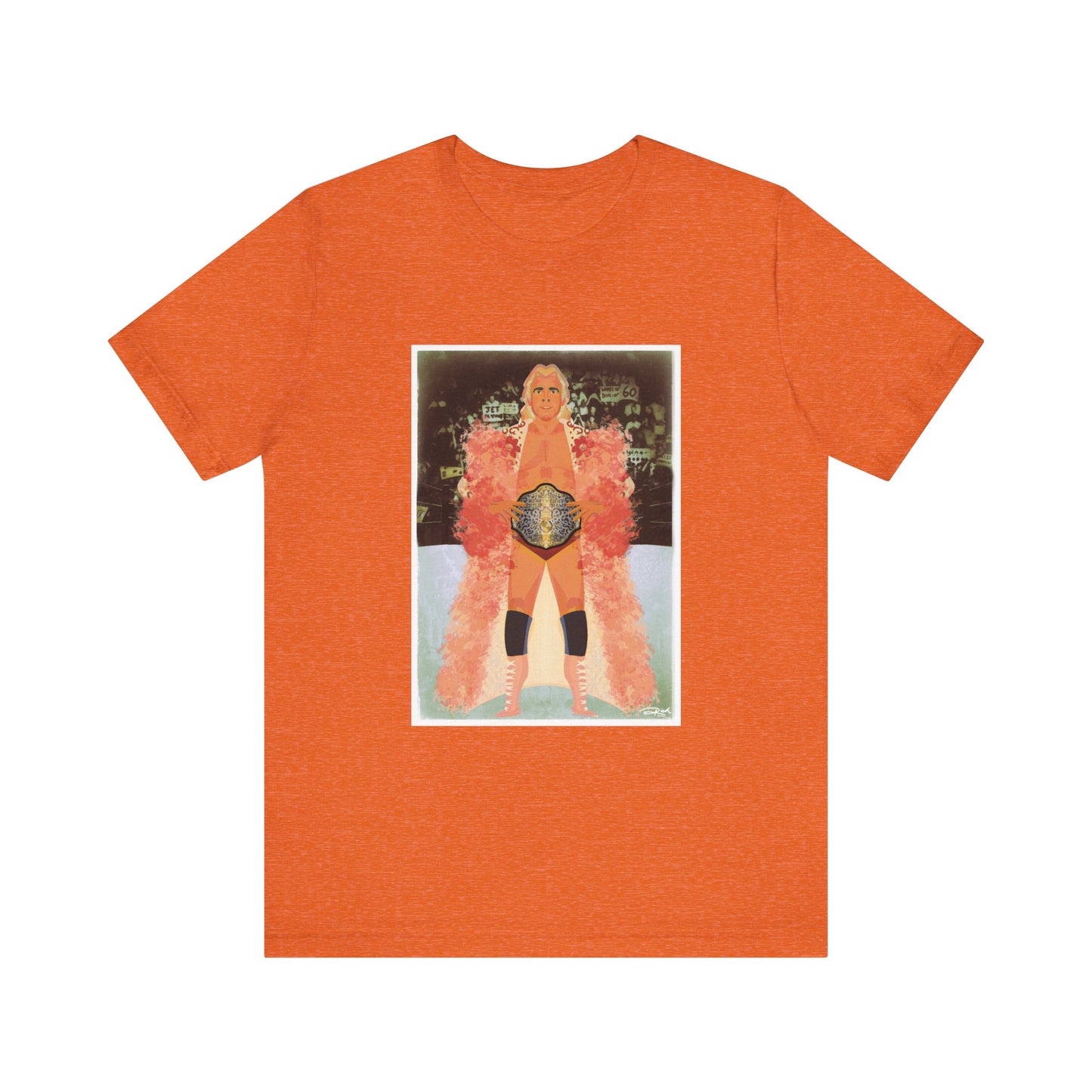 The Nature Boy and his Big Gold Belt! WOOOO!