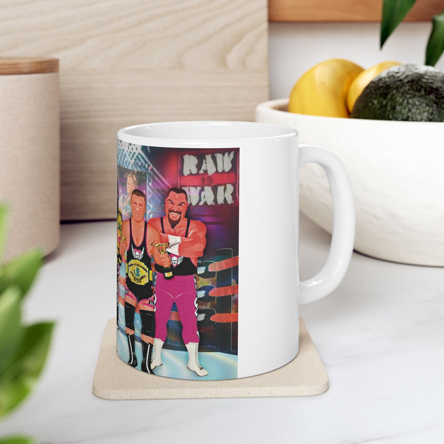 Exclusive Hart Foundation mugs! The glory days of Monday Night RAW!