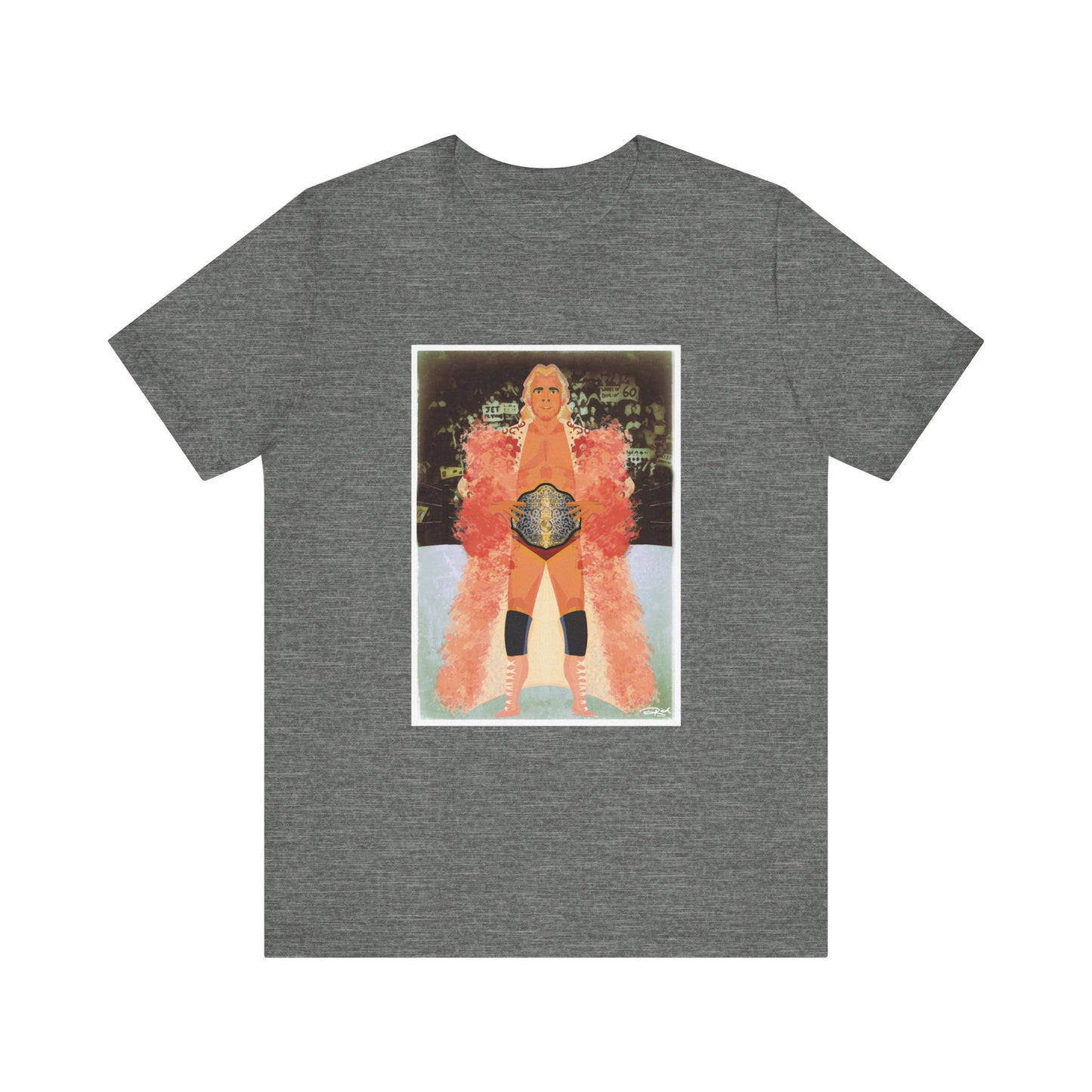 The Nature Boy and his Big Gold Belt! WOOOO!
