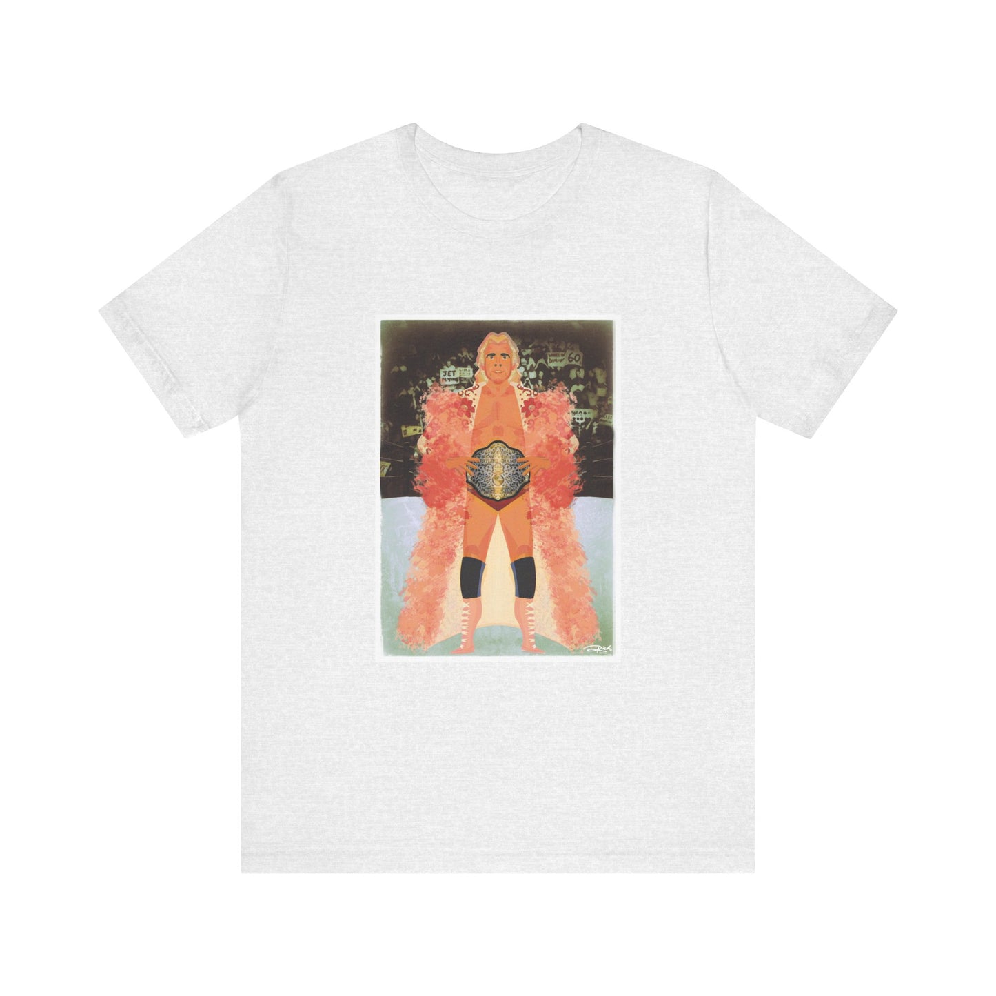 The Nature Boy and his Big Gold Belt! WOOOO!