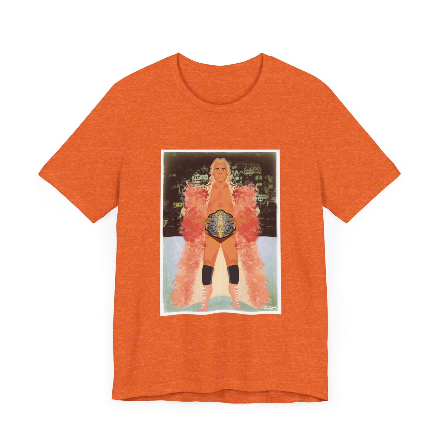 The Nature Boy and his Big Gold Belt! WOOOO!