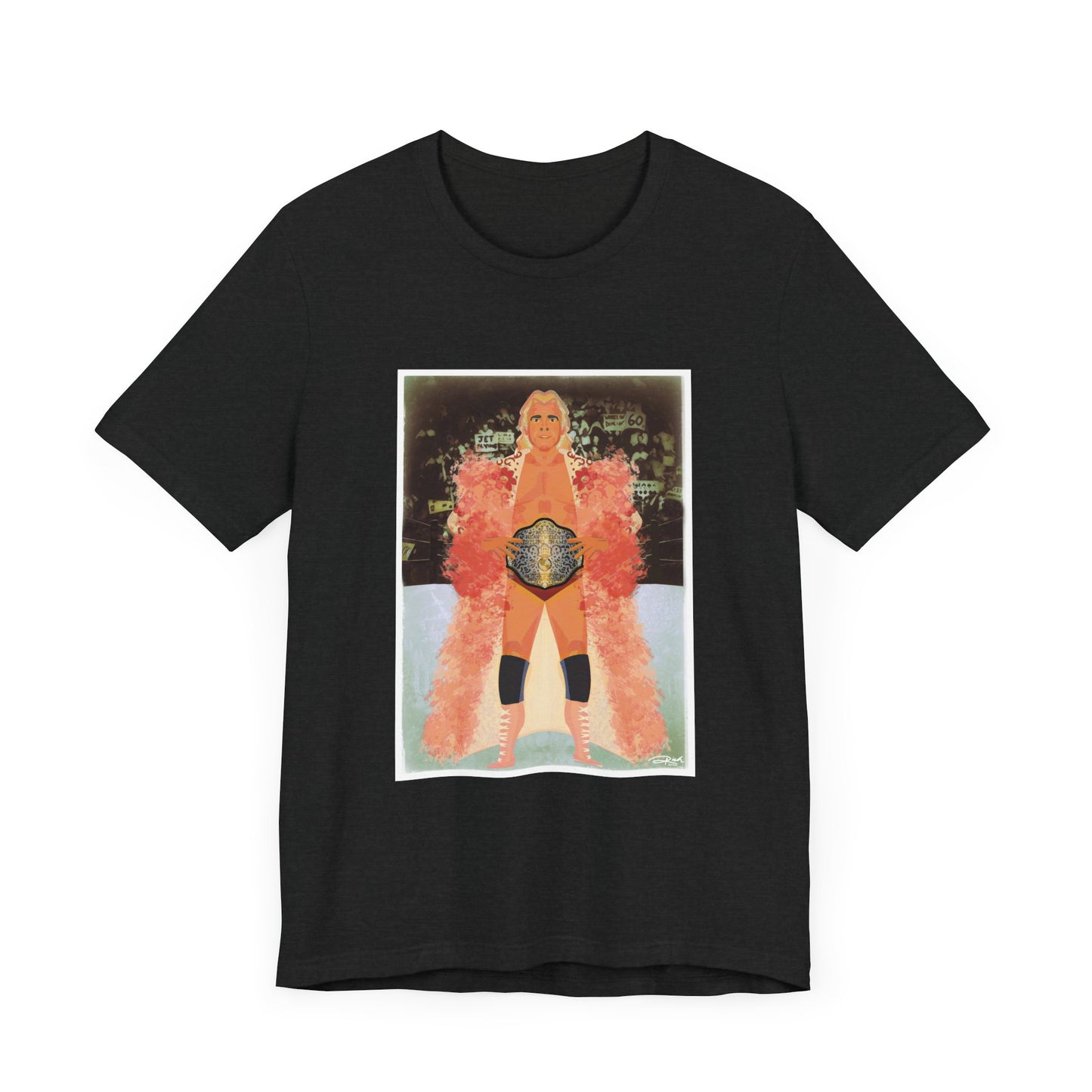 The Nature Boy and his Big Gold Belt! WOOOO!