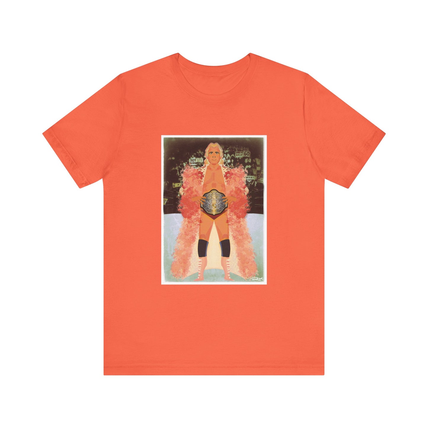 The Nature Boy and his Big Gold Belt! WOOOO!