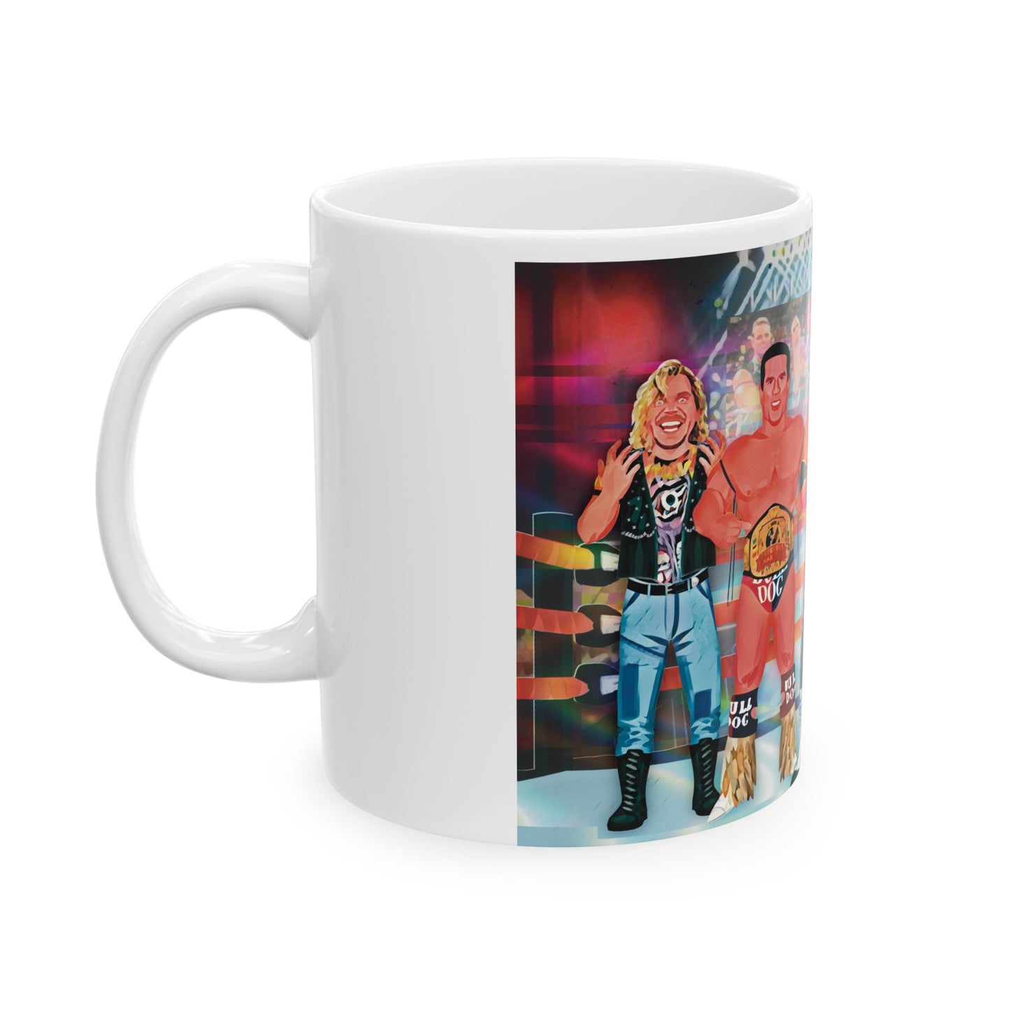 Exclusive Hart Foundation mugs! The glory days of Monday Night RAW!