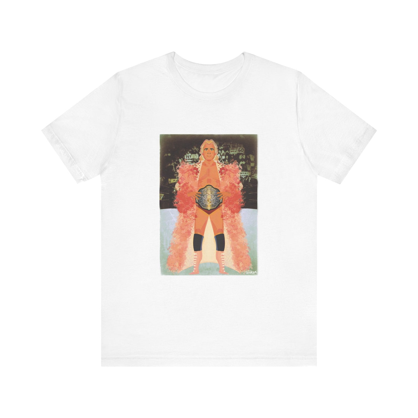 The Nature Boy and his Big Gold Belt! WOOOO!