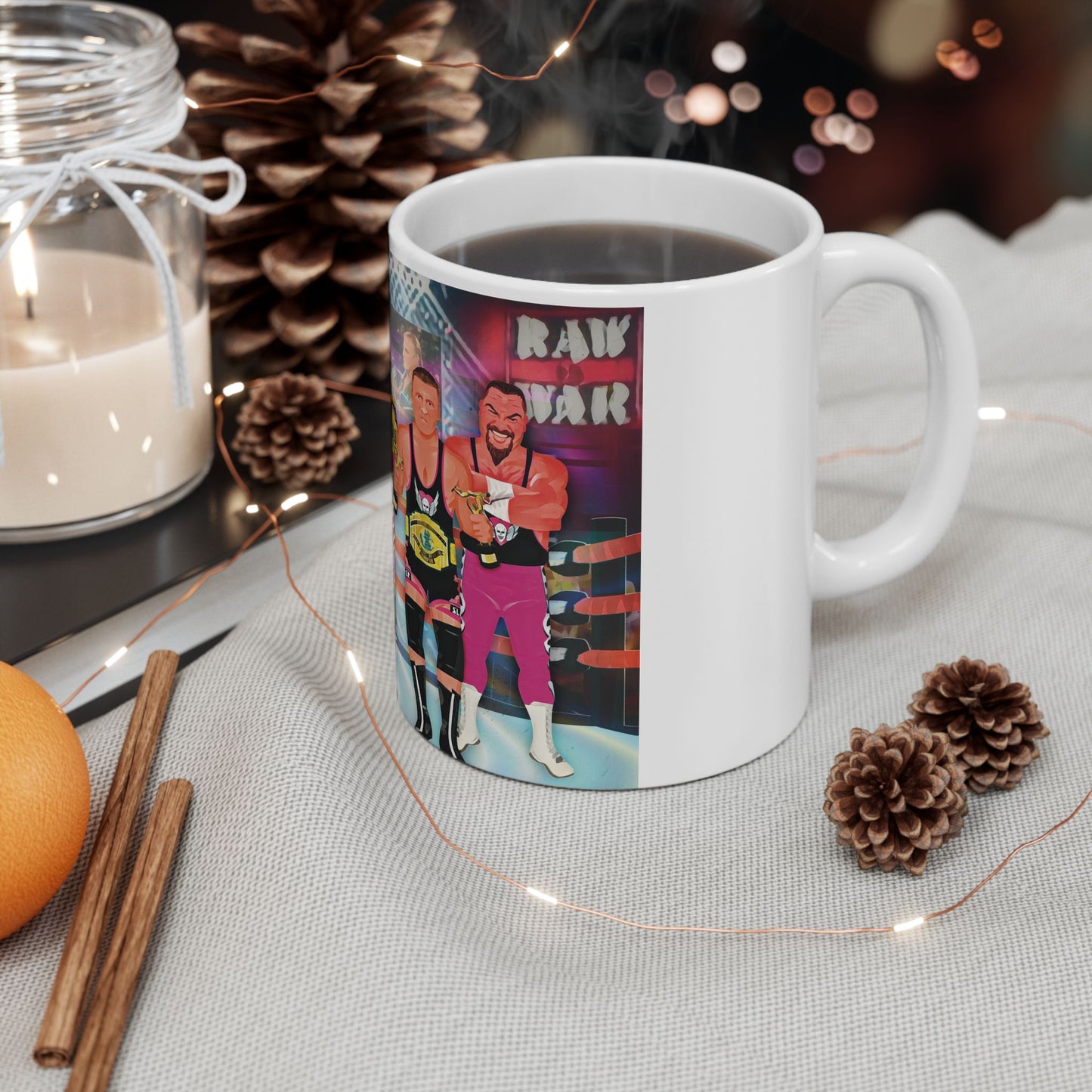 Exclusive Hart Foundation mugs! The glory days of Monday Night RAW!