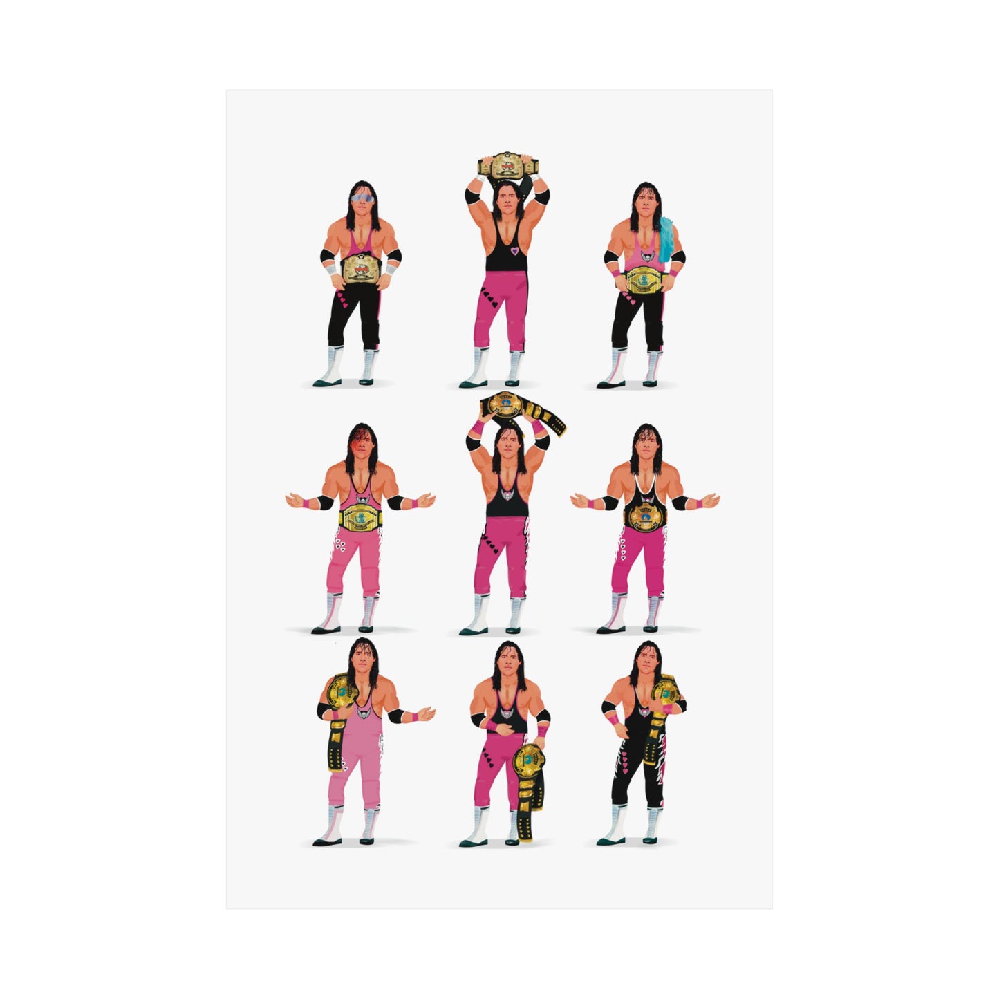 Bret Hart! The Excellence of Execution Poster!