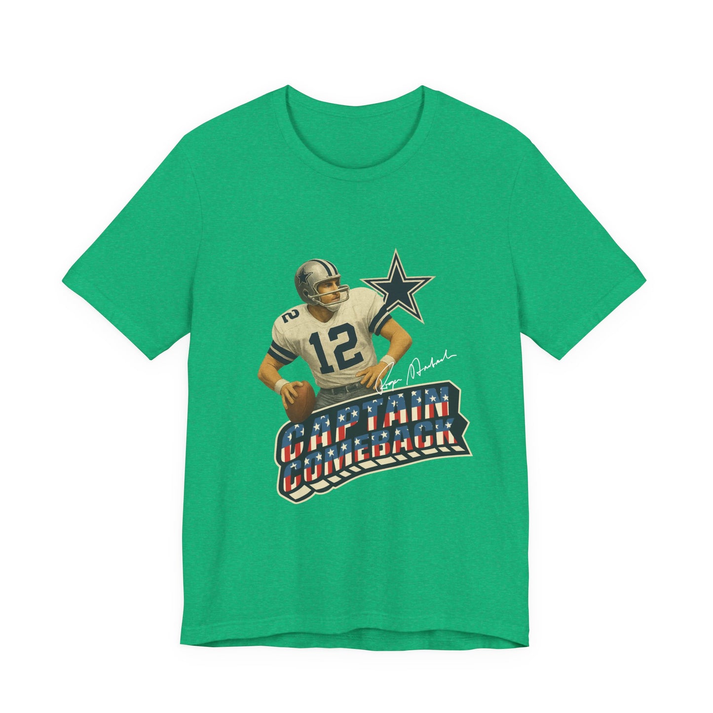 Captain Comeback Football Tee — Vintage Quarterback Graphic T-Shirt