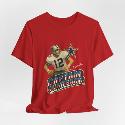 Captain Comeback Football Tee — Vintage Quarterback Graphic T-Shirt