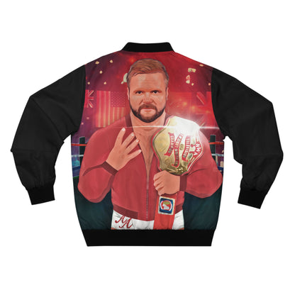 The! Enforcer! Jim Crockett Promotions 80s Wrestling Legacy Jacket !