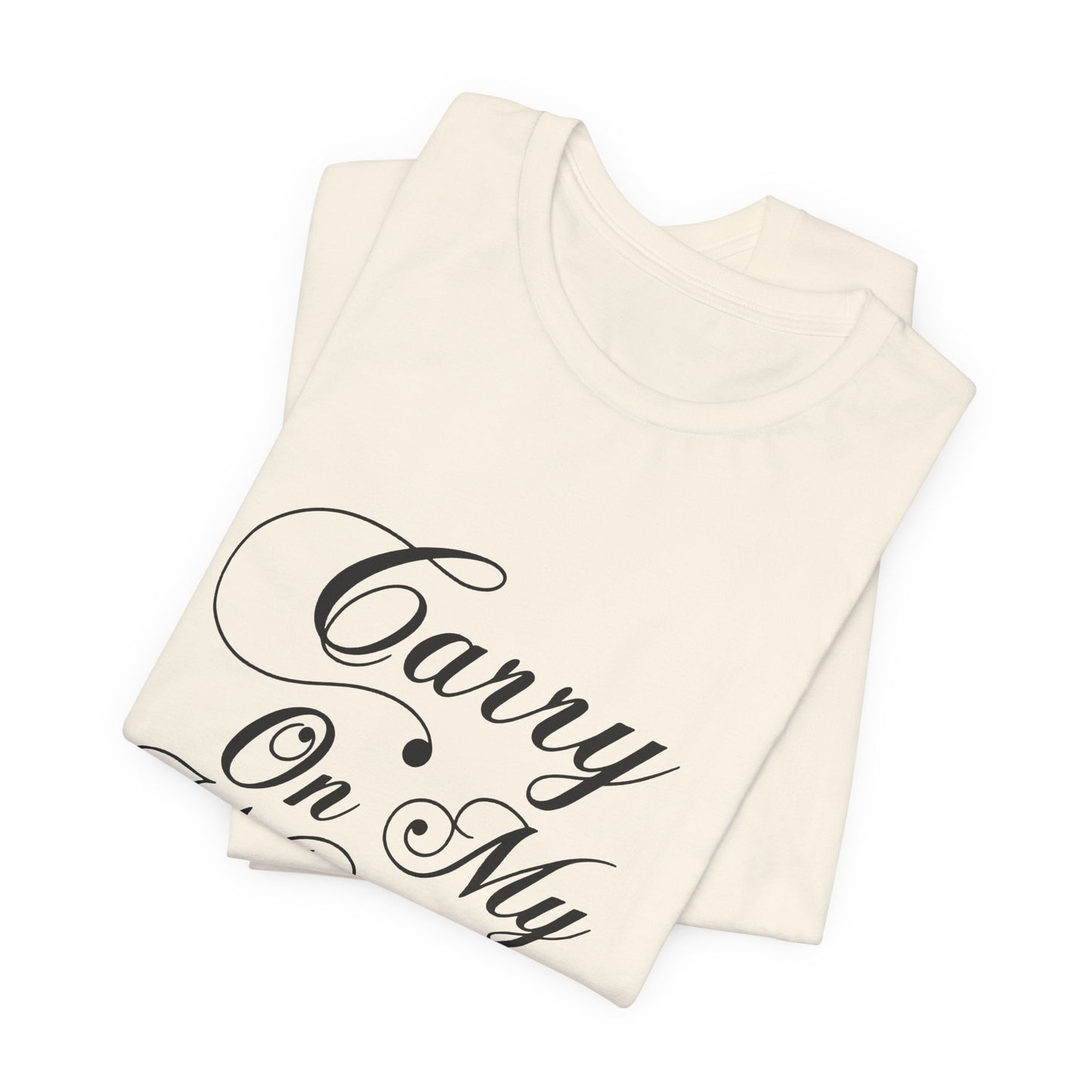Carry On My Wayward Son Shirt - Vintage Script Rock Tribute Tee!