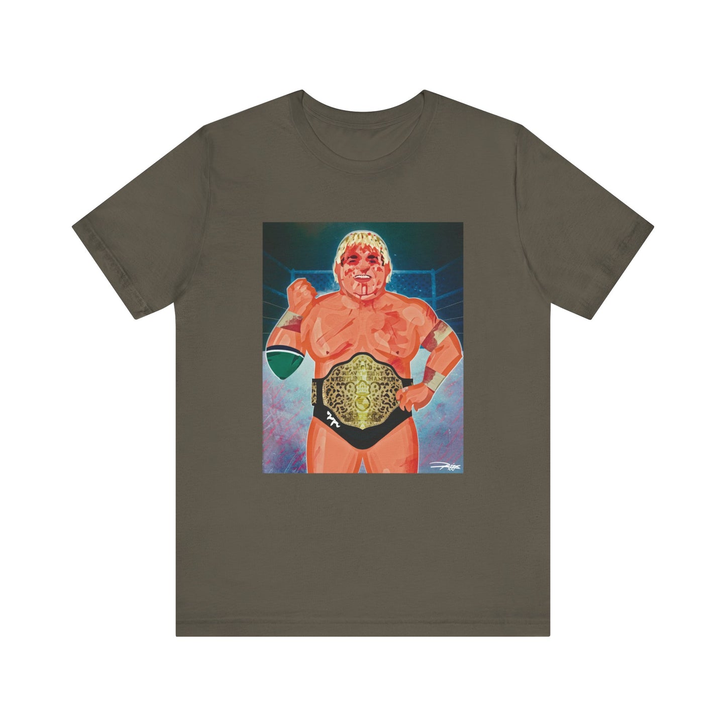 The American Dream! Dusty Rhodes and The Big Gold Belt tee!