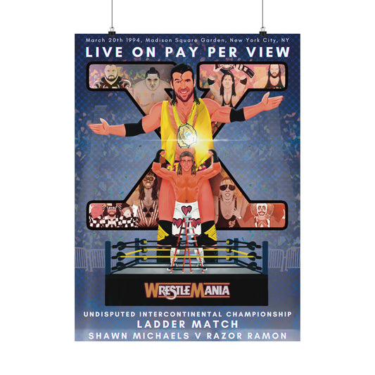 A decade in the making! Rare WWF Wrestlemania X artwork!