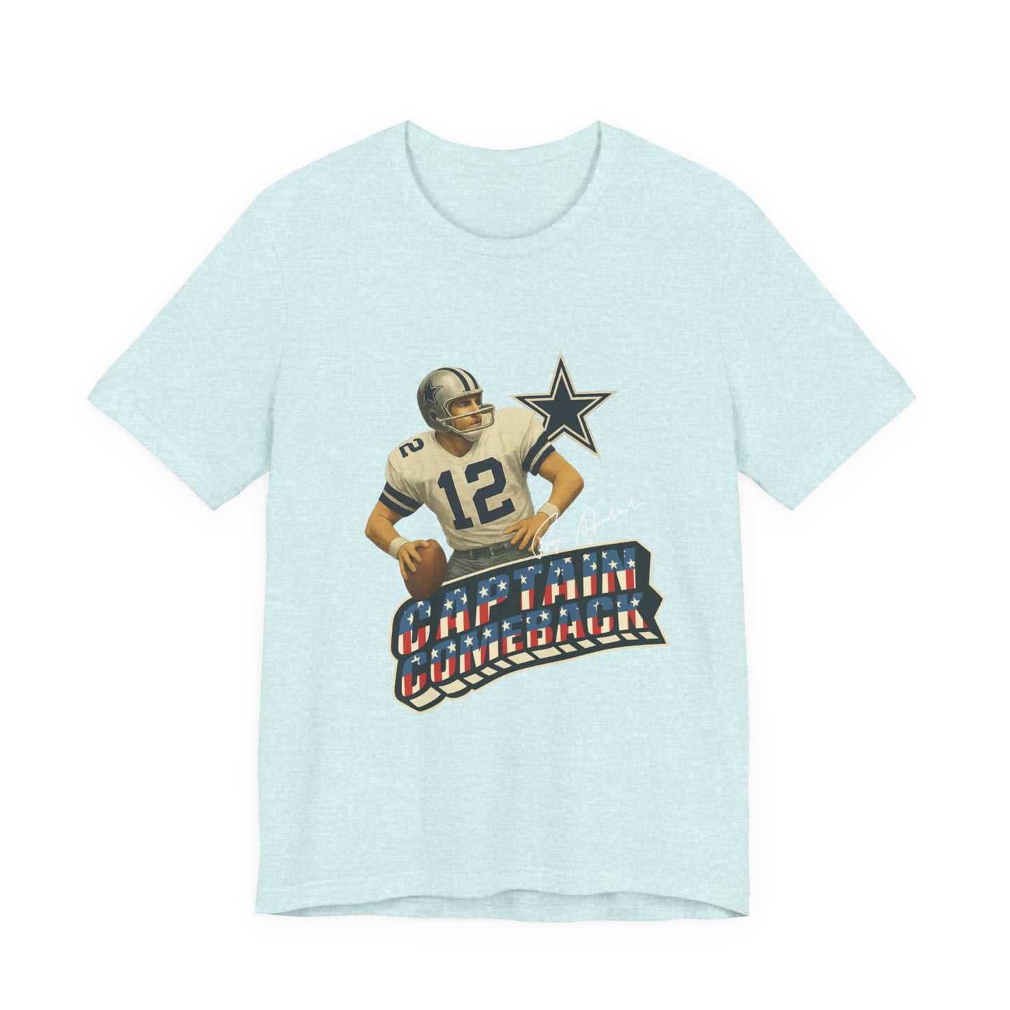Captain Comeback Football Tee — Vintage Quarterback Graphic T-Shirt