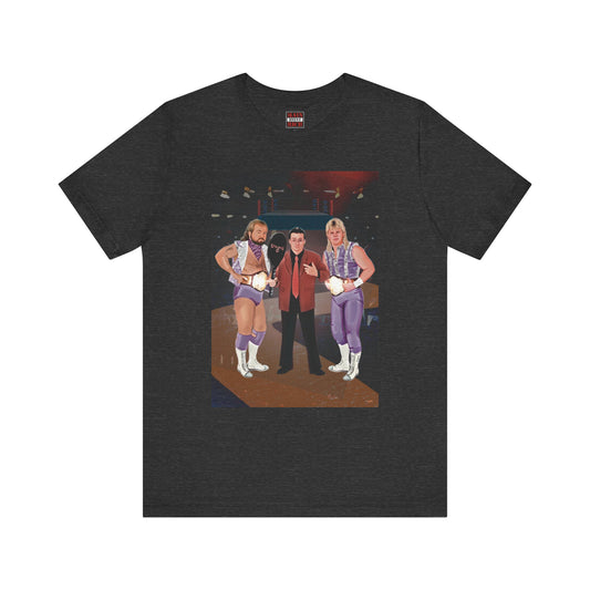 The greatest tag team rare 80s Wrestling tee!