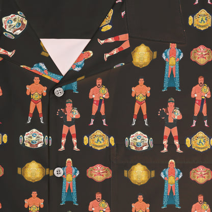 Ric Flair and The Four Horsemen! Classic NWA and WCW Bowling Shirt!