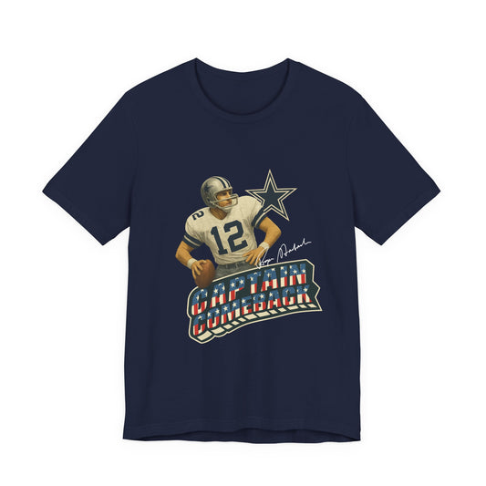 Captain Comeback Football Tee — Vintage Quarterback Graphic T-Shirt