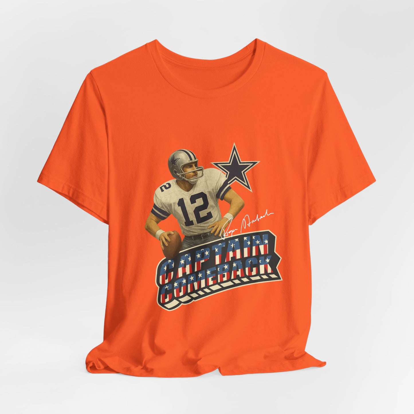 Captain Comeback Football Tee — Vintage Quarterback Graphic T-Shirt