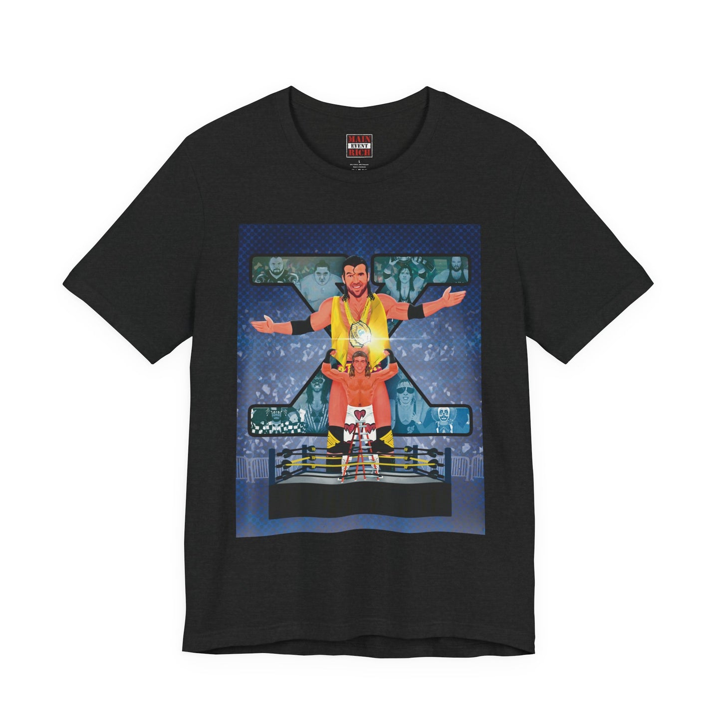 THE Wrestlemania Ladder Match! HBK v Razor Ramon Retros 90s WWF Wrestling tee!