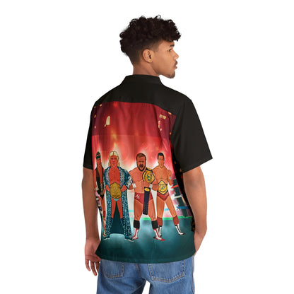Ric Flair and The Four Horsemen! Classic NWA and WCW Bowling Shirt!