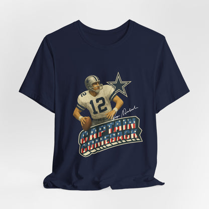 Captain Comeback Football Tee — Vintage Quarterback Graphic T-Shirt