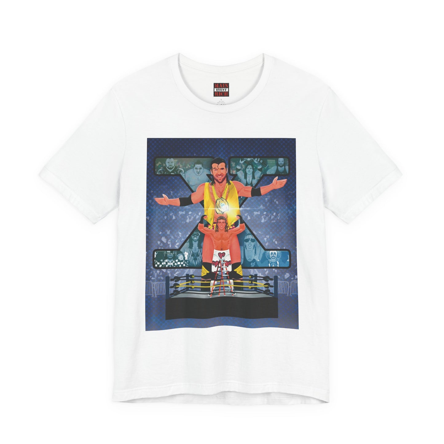 THE Wrestlemania Ladder Match! HBK v Razor Ramon Retros 90s WWF Wrestling tee!