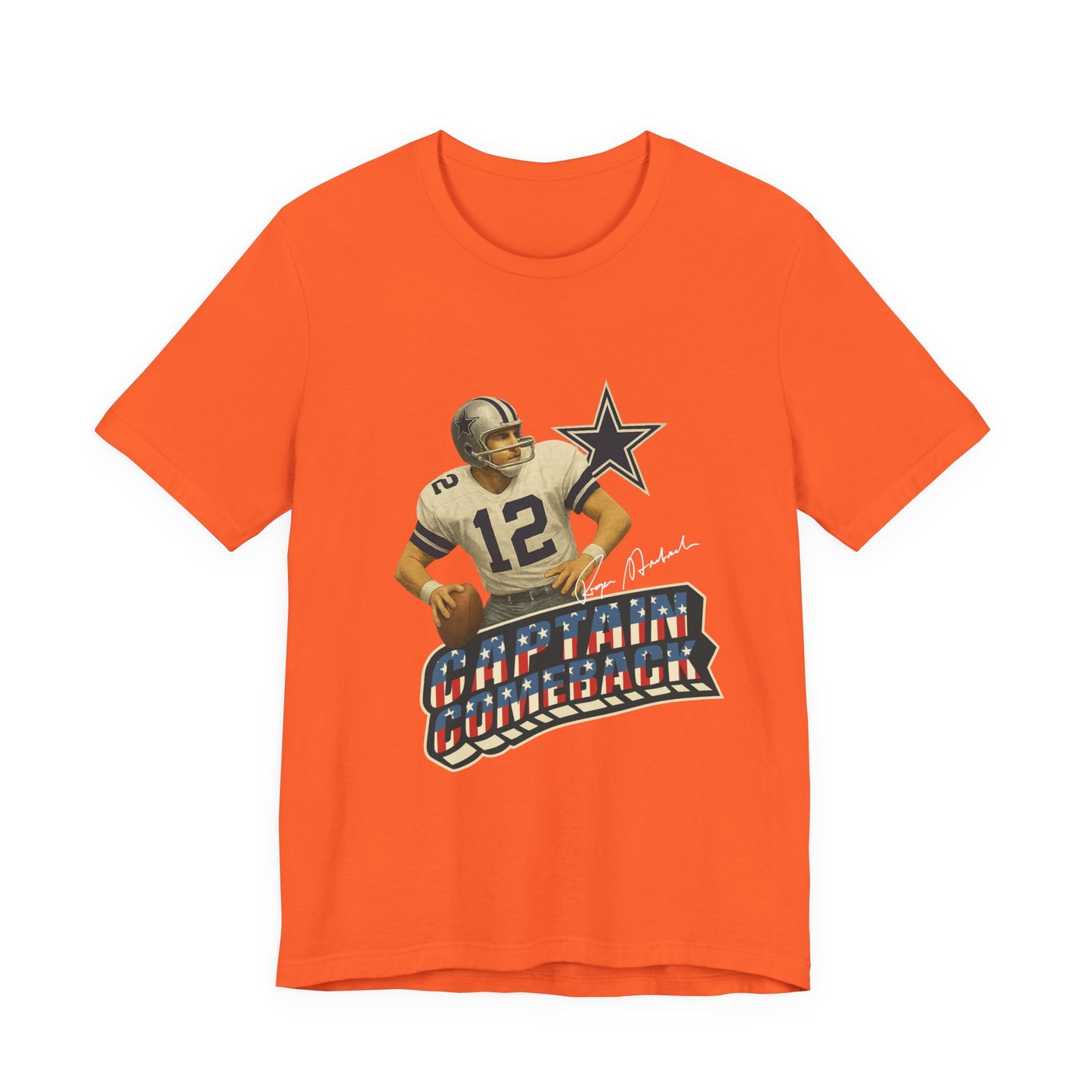 Captain Comeback Football Tee — Vintage Quarterback Graphic T-Shirt