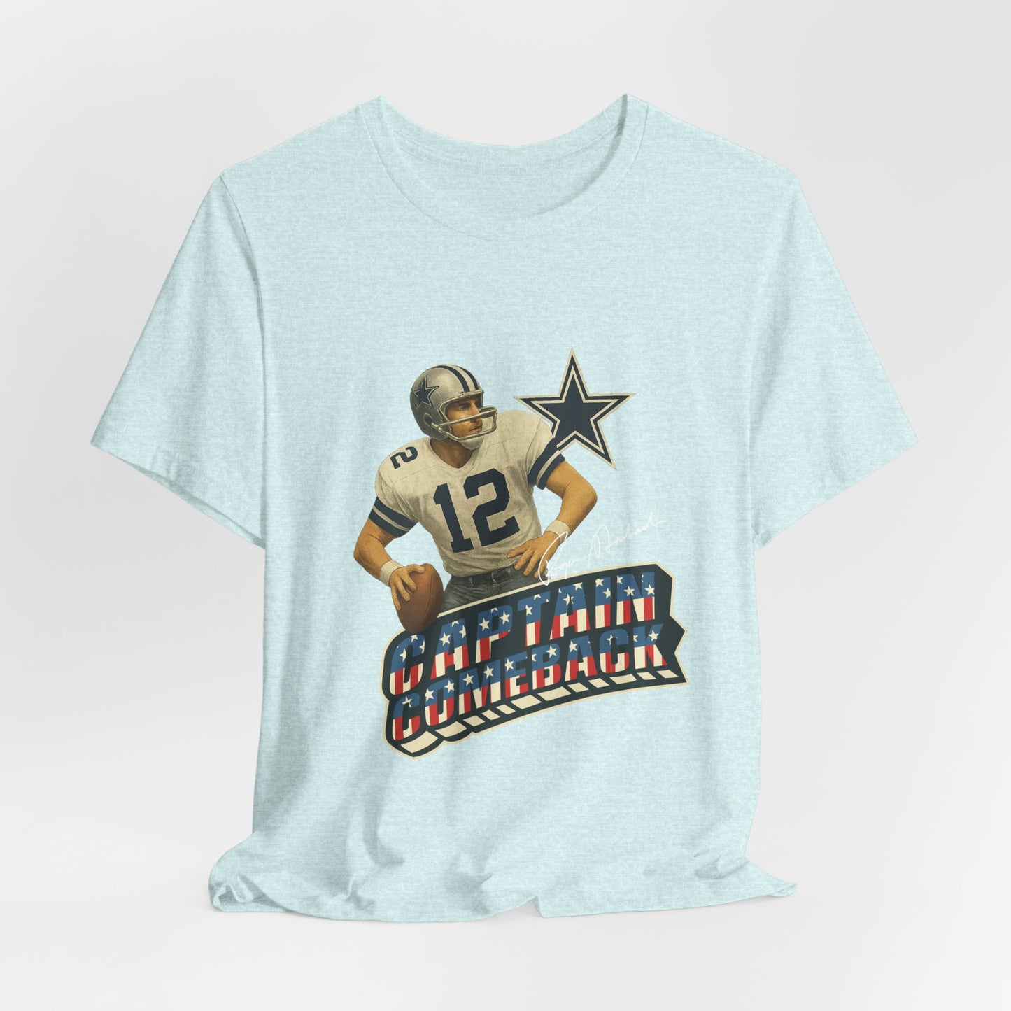 Captain Comeback Football Tee — Vintage Quarterback Graphic T-Shirt