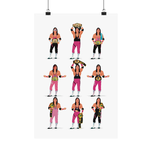 Bret Hart! The Excellence of Execution Poster!