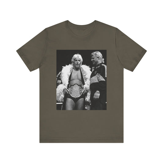 The Real World's Champion! Rare Ric Flair and Mr Perfect tee!