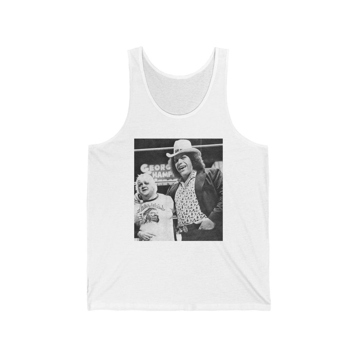 The Dream and The Giant! Dusty Rhodes and Andre the Giant Georgia Championship Wrestling Tank Tops!