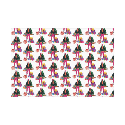 Bret Hart Christmas Wrapping Paper!