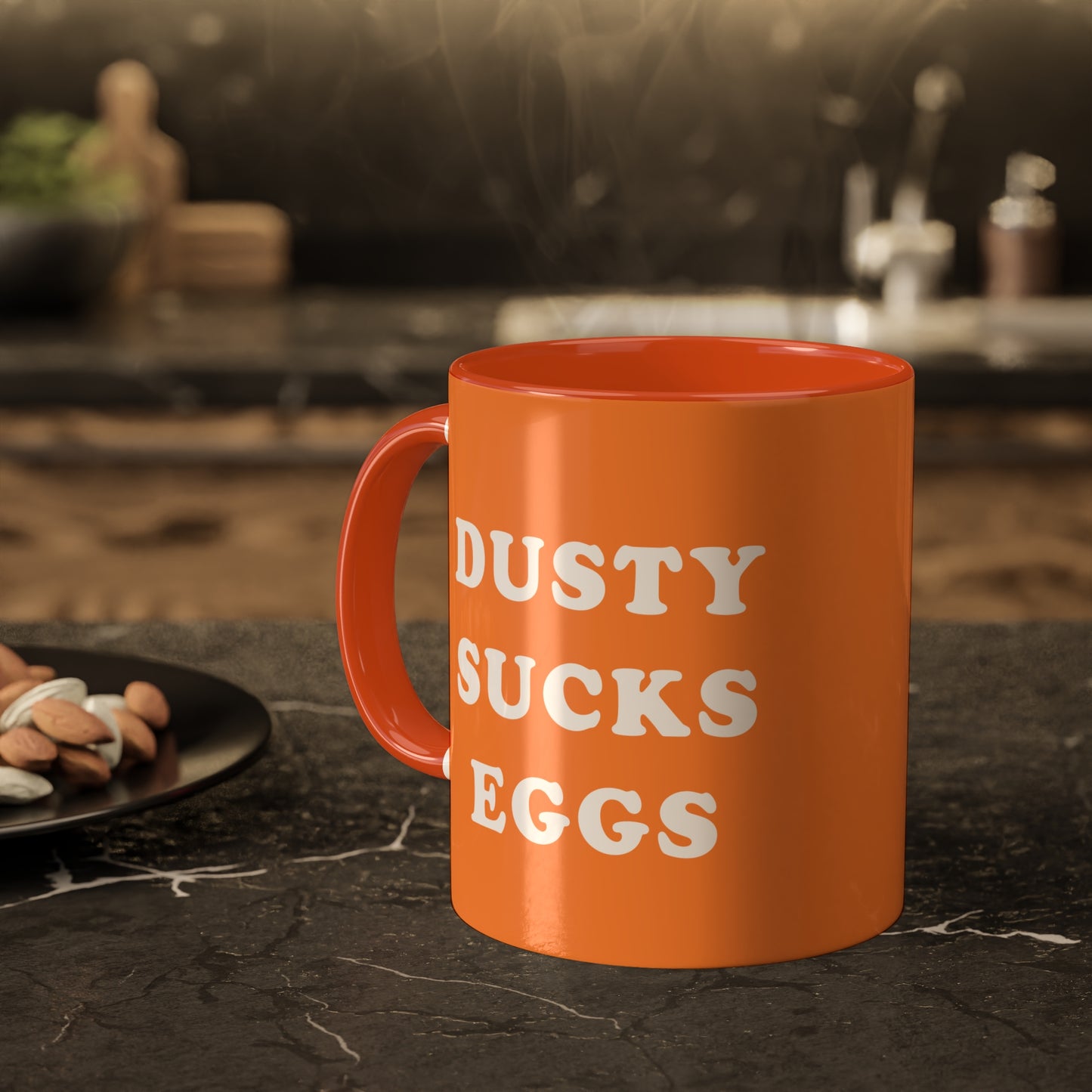 Dusty Sucks Eggs! Terry Funk v Dusty Rhodes 80s Wrestling feud mug!