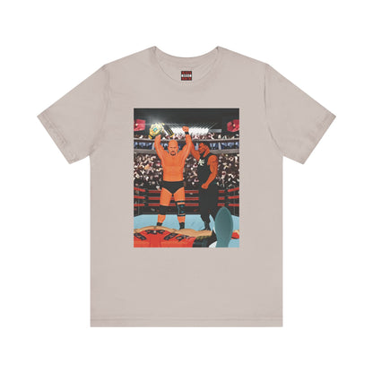 Austin's 8 year journey Classic 90s Wrestling tee!